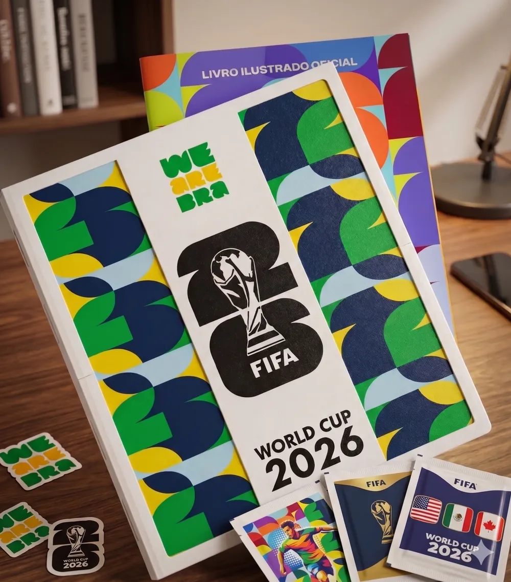 Case Protetora para Álbum de Figurinhas FIFA Copa 2026