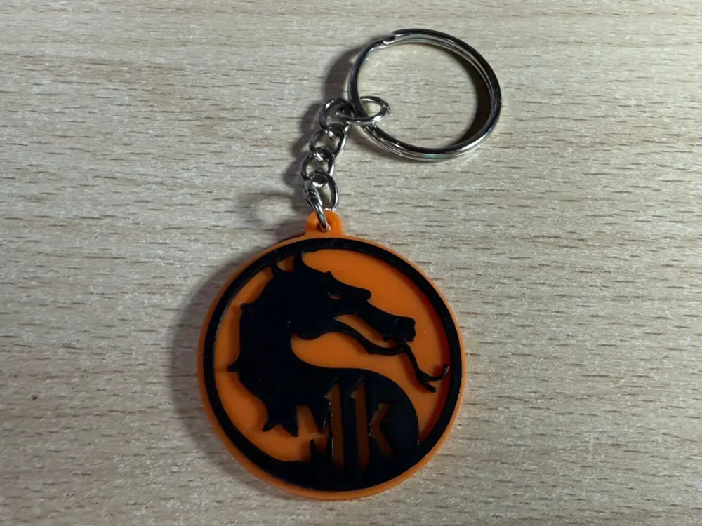 Chaveiro Mortal Kombat 3D