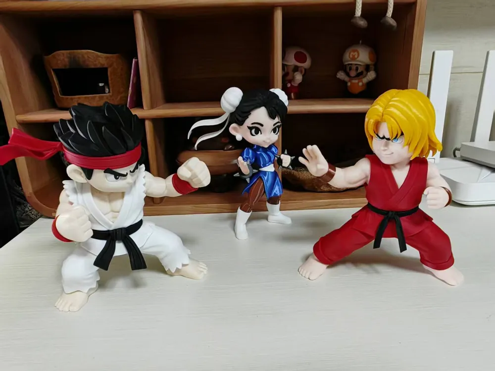 Chibi Chun-Li - Street Fighter Figura 3D