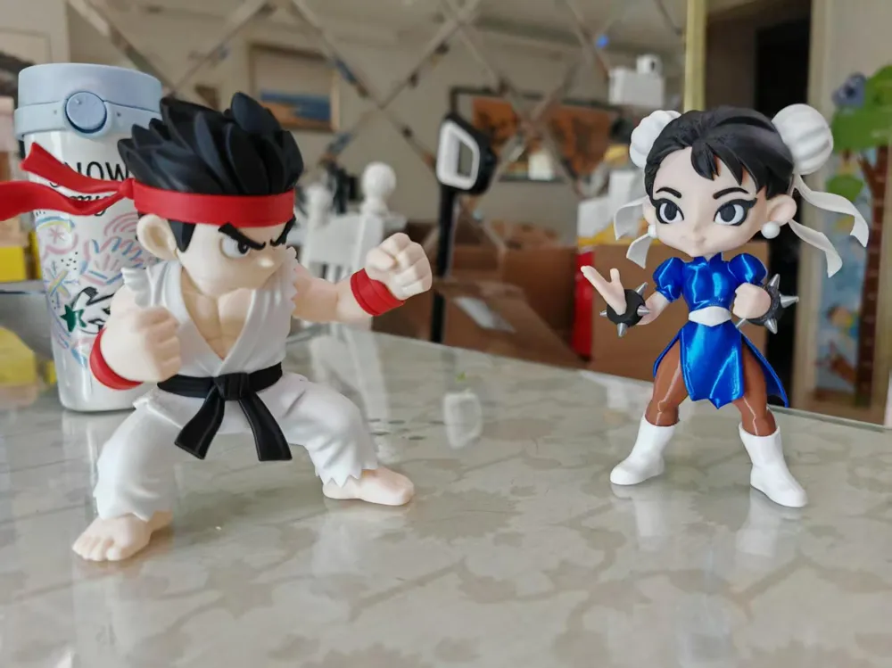 Chibi Chun-Li - Street Fighter Figura 3D
