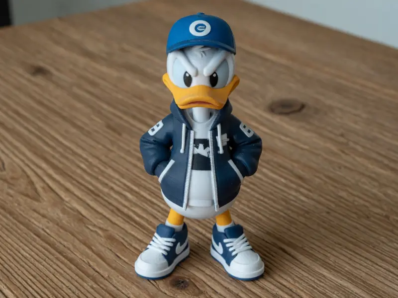 Pato Donald Urbano - Figura Disney 3D