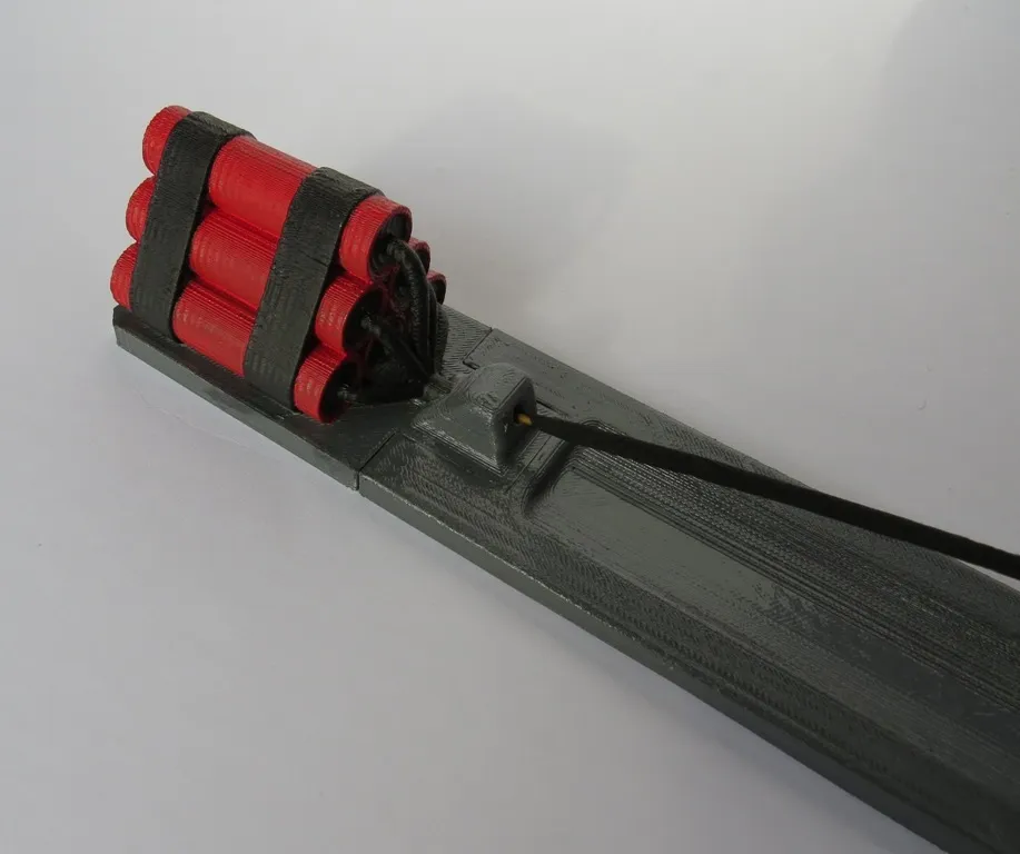 Porta-Incenso Dinamite Explosiva 3D
