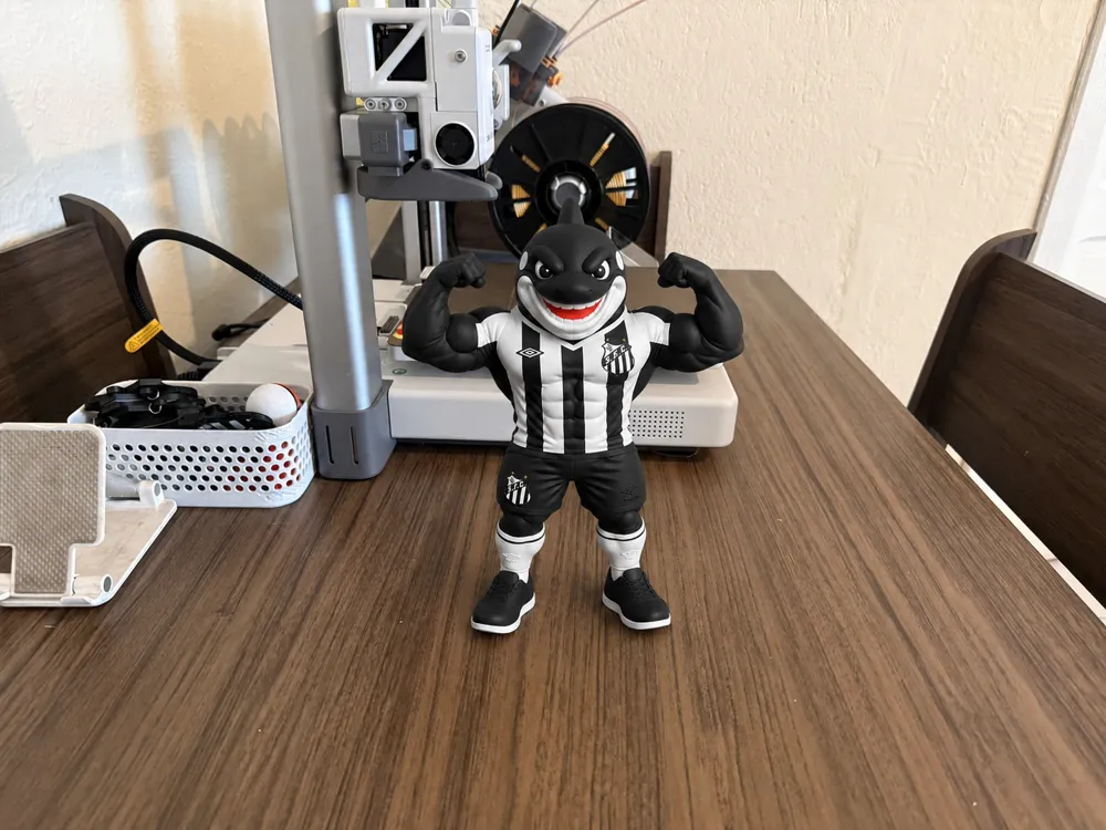 Mascote do Santos FC - Multicolorido 3D