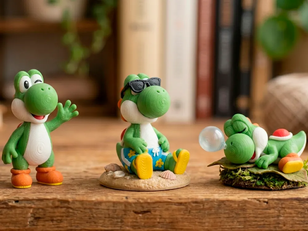 Coleção Mini Yoshi - Piscando, Praia & Dormindo